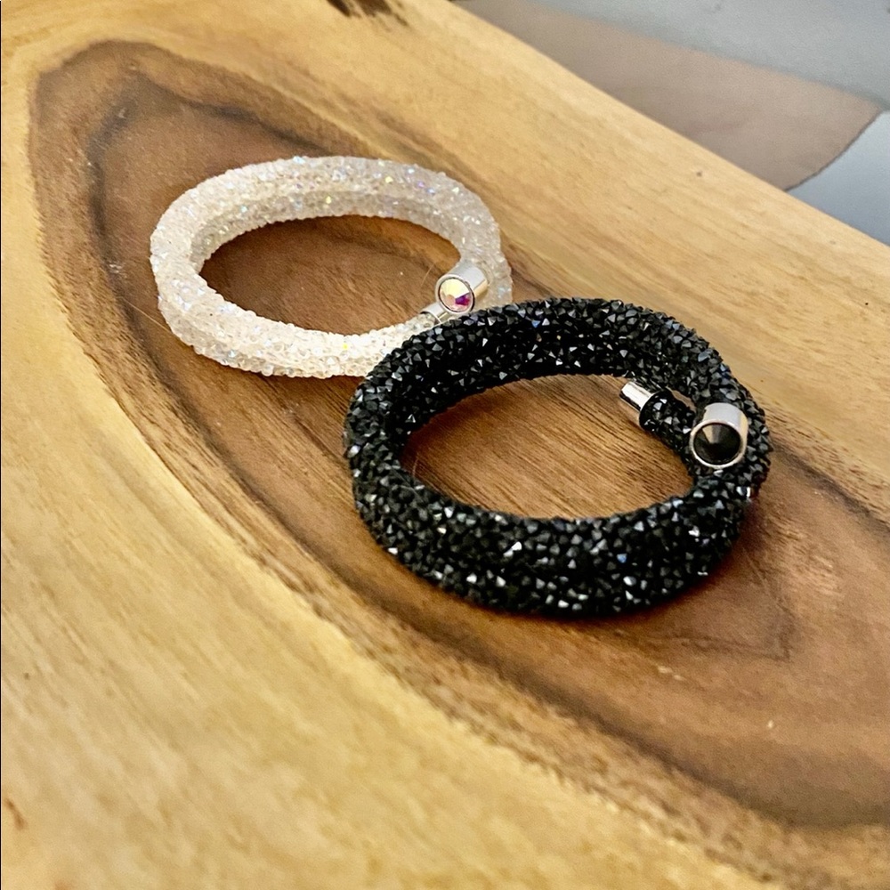 Swarovski Crystal Wrap Bracelet Set